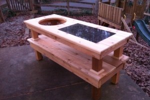 custom big green egg table atlanta
